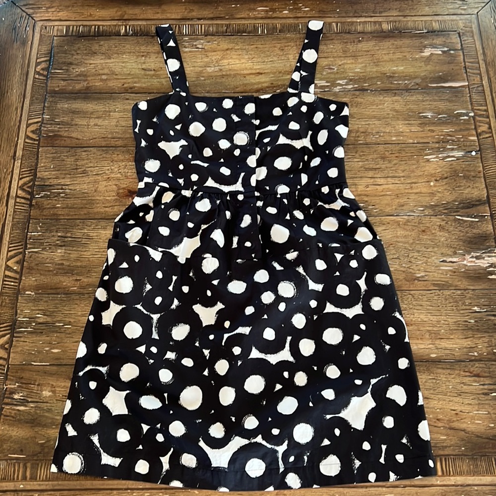 Theory Black/White Circle Dress